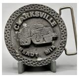 Clarksville Ready Mix Vintage Pewter Belt Buckle