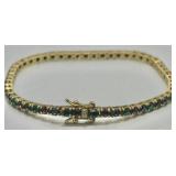 Joan Rivers Multicolor Crystal Tennis Bracelet