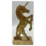 Solid Brass Unicorn Statue