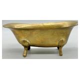 Brass Clawfoot Bathtub Soap Trinket Dish