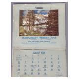 1974 Montgomery Farmers Co-op Advertising Calendar
