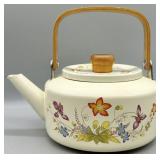 Vintage Enamel Teapot