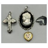 Vintage Pendants and Locket