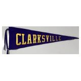 Vintage Clarksville Felt Banner