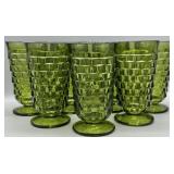 Indiana Glass Whitehall Footed Ice Tea Tumblers