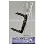 Rite Edge Abalone Mini Stockman Pocket Knife