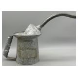 Vintage Galvanized Quart Service Station Oil Can