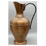 Vintage German SKS Design Copper Floor Vase