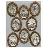 German 3D Relief Wall Plaques