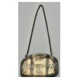 Antique.835 Solid Silver Vermouth Decanter Tag