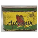Vintage German Tobacco Advertising Tin