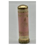 George W. Luft Enamel & Brass Lipstick Tube