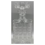 Bohemian Lead Crystal Whiskey Decanter