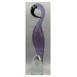 Flamingo Blown Art Glass Sculpture