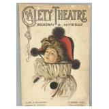 1908 Gaiety Theatre Program
