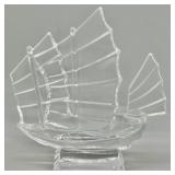 Vintage J G Durand France Crystal Boat