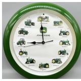 John Deere Tractor Wall Clock - Battery Operated