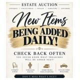 CHECK BACK! NEW LOTS WILL BE ADDED