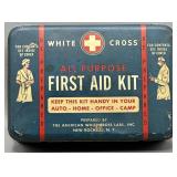 VTG White Cross First Aid Tin & Original Contents