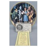 Weï¿½re Off to See the Wizard Plate 1497 w/COA