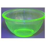 Hazel Atlas Uranium Glass Bowl
