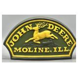 John Deere Cast Iron Door Stop with Box