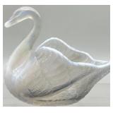 Opalescent Swan Trinket Dish