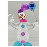 Spun Glass Art Clown