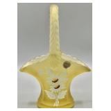 Westmoreland Yellow Satin Mist Daisy Basket