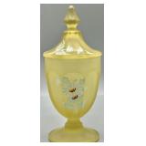 1970s Westmoreland Daisy Pattern Footed Candy Jar