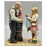 1982 Norman Rockwell Curiosity Shop Statue