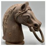 Cast Iron Horse Head Hitching Post