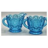 L.E. Smith Moon and Stars Cream and Sugar Set