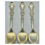 Gorham 1897 Sterling Silver Dematisse Spoons