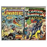 The Invaders #1 & Captain America Comic Books