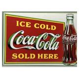 1989 Coca-Cola Metal Sign