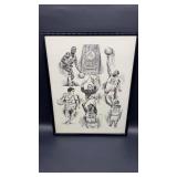 North Carolina 1982 Championship Drawing