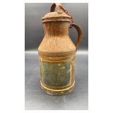 Vintage Jug w/Punch & Fizz Recipes Engraved
