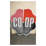 Large Double Sided Co-op Sign - Comes in 2 Parts
