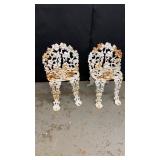 Vintage Cast Iron Patio Chairs