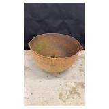 3-Footed Cast Iron Kettle - AWESOME Spring Planter