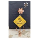 One Lane Bridge Industrial Yard Art