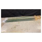 8ft Steel Fence Posts - (7 total)