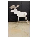 Wood Reindeer Figure