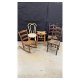 5 Misc Vintage Chairs