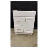 White Vanity Base