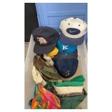 Tote Full of Ball Caps