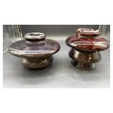 Large Vintage Ceramic Insulators - (2)