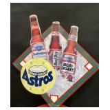 Astros Budweiser Sign
