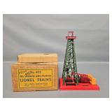 Lionel Postwar O RED TOP 455 Oil Derrick in Original Box